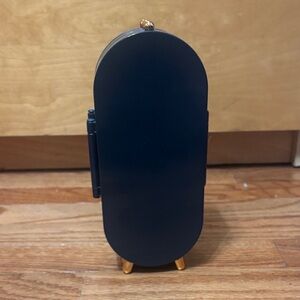 Forest green Oval accessories holder with Gold Accents